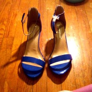 Royal blue heels